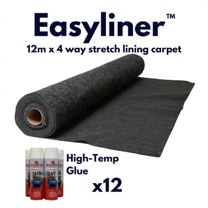 Easyliner Lining Carpet (12m Plus 12 tins Adheshive LWB VAN)