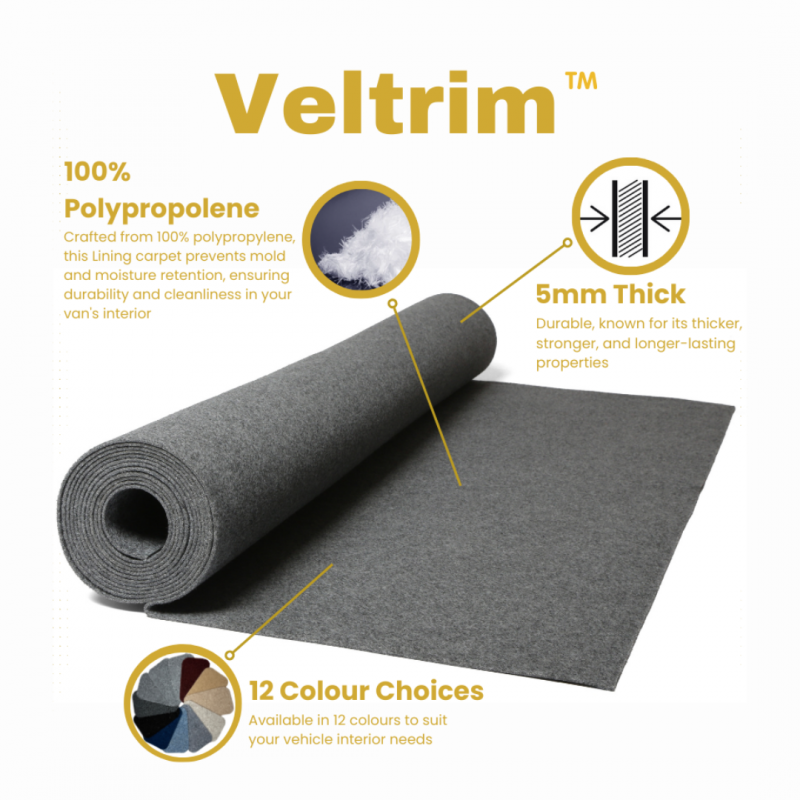 Veltrim lining carpet (per metre)