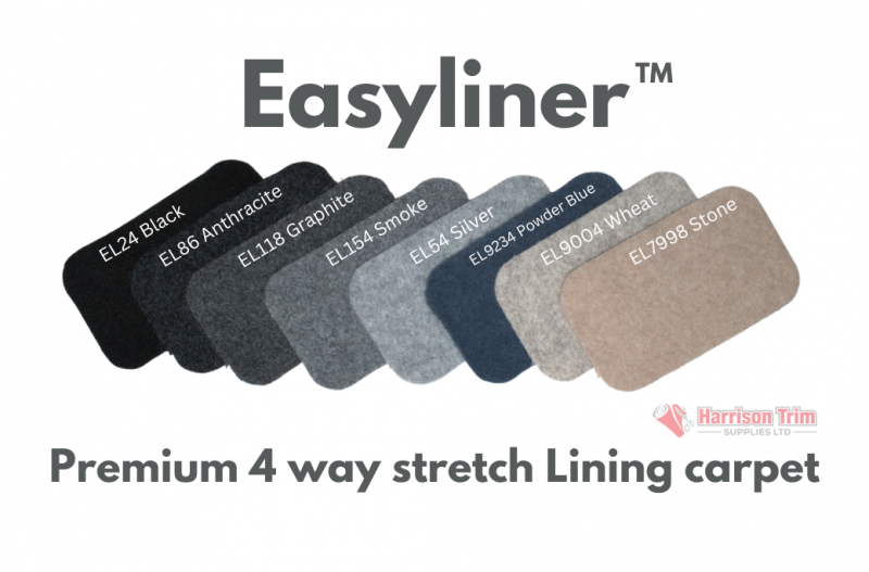 1m Easyliner Stretch van lining carpet