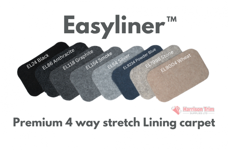 Easyliner Lining Carpet (5m Plus 5 tins  Adhe